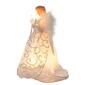 Kurt Adler UL 10-Light 9-Inch White/Silver Angel Treetop - image 4