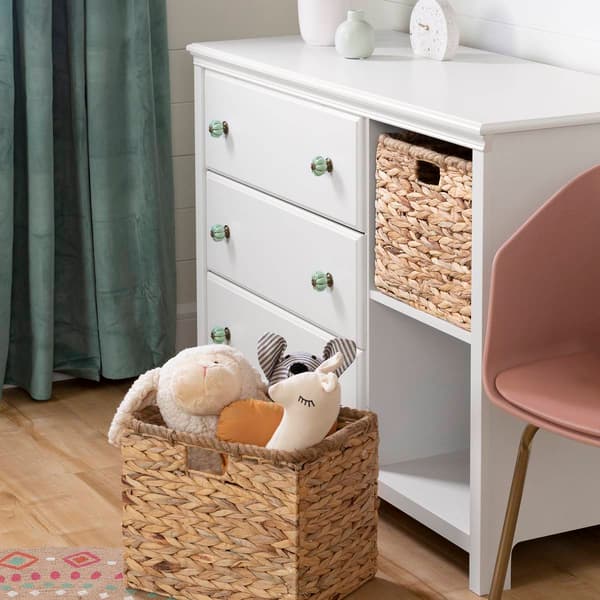 South Shore Balka 3-Drawer Dresser With Baskets