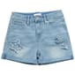 Girls (7-14) YMI® Star Patch Denim Shorts - image 2