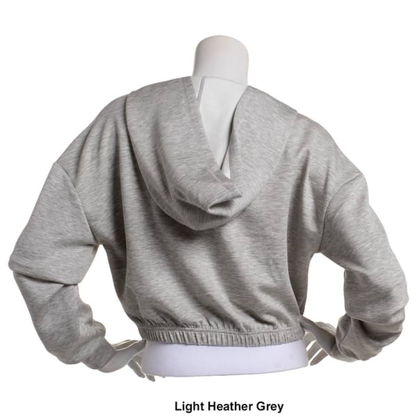 Juniors Love Tree Soft Air Elastic Waist Cropped Hoodie