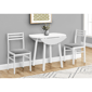 Monarch Specialties 3pc. 35in. Drop Leaf Dining Table Set - image 1