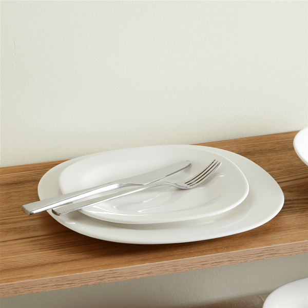 Stone Lain Quadro 4pc. Salad Plate Porcelain Set