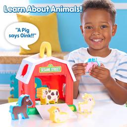 Sesame Street® Elmo''s Learn & Sort Barn