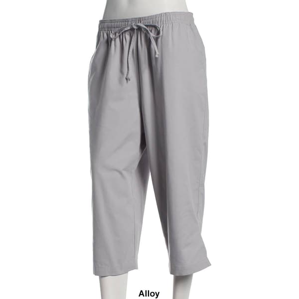 Petites Hasting &amp; Smith Drawcord Tie Pull-On Capris