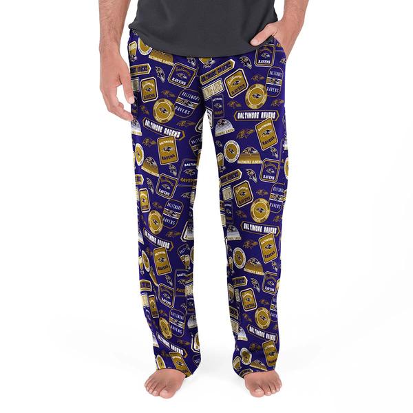 Mens NFL Baltimore Ravens Grady Print Pants