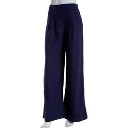 Womens Philosophy Fly Front Linen Pant with Back Elastic