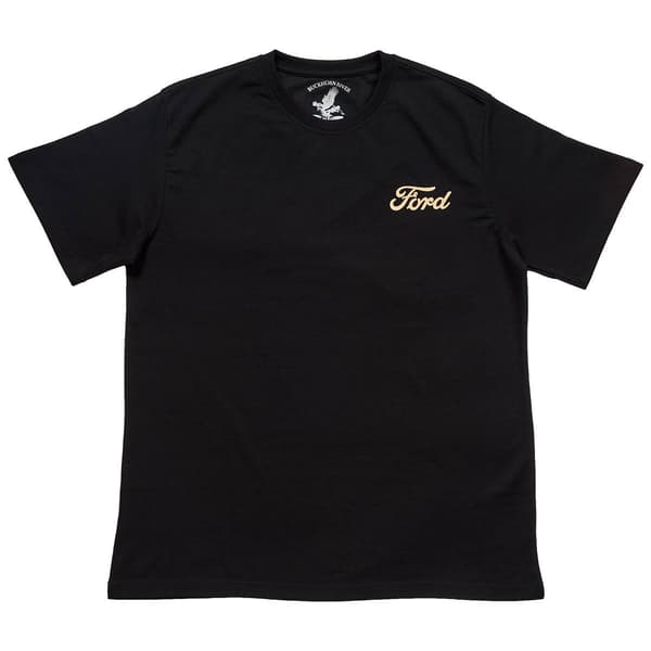 Mens Buckhorn River Ford Short Sleeve Tee - Black