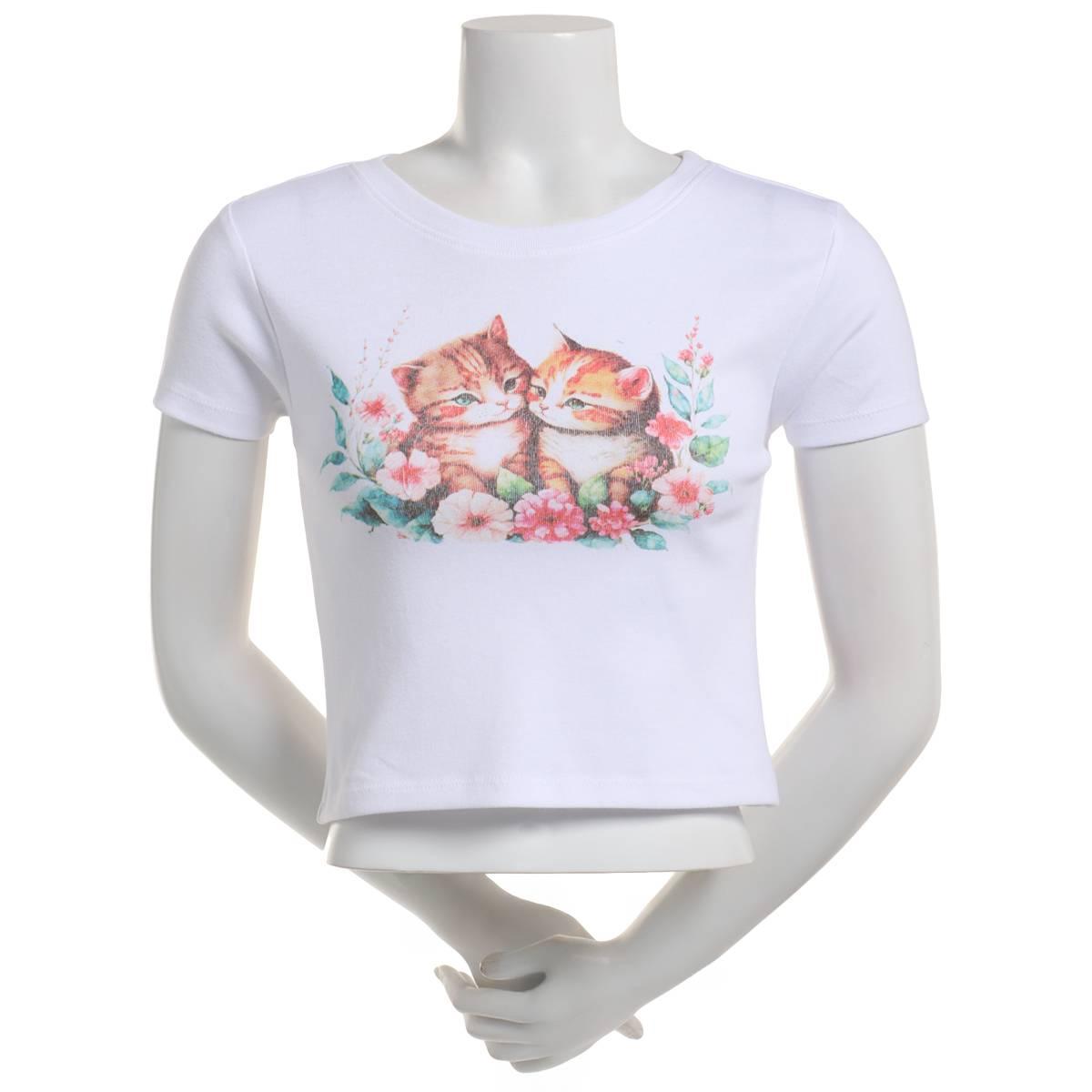 Juniors Attitude Not Included Kitten Baby Tee