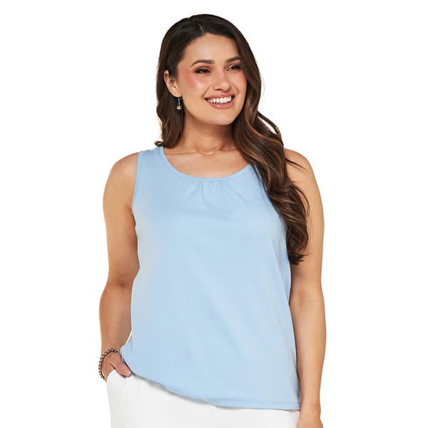 Petite Preswick & Moore(R) Tank Top with Shirring - image 