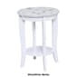 Convenience Concepts American Heritage Marble Round End Table - image 8