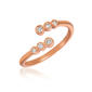 Le Vian(R) Vanilla Diamonds(R) 14kt. Strawberry Gold(R) Bypass Ring - image 1