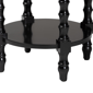 Baxton Studio Sally Round Nightstand with Bamboo Inspired Legs - image 4