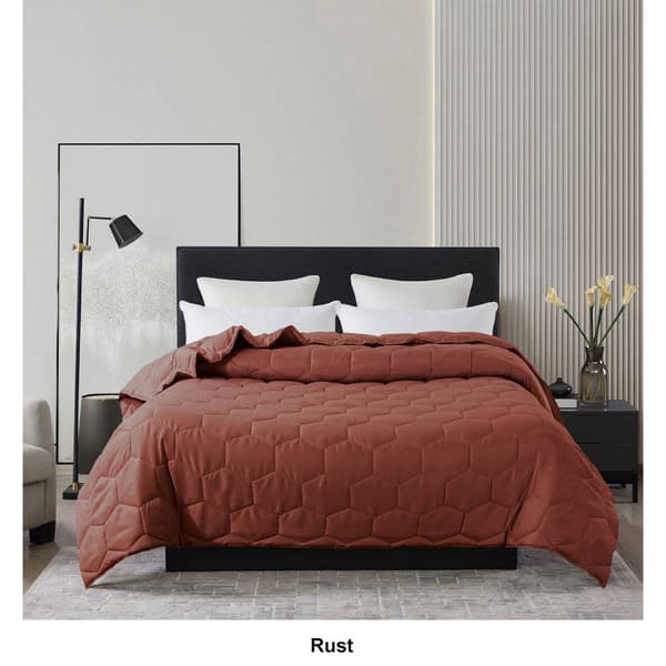 St. James Home Honeycomb Stitch Down Alternative Blanket
