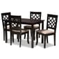 Baxton Studio Mael 5pc. Wood Dining Set - image 5