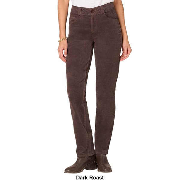 Womens Democracy "Ab"solution&#174; Straight Leg Corduroy Pants