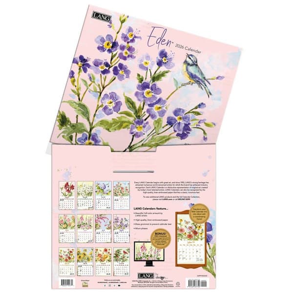 Lang® 2026 Eden Wall Calendar