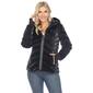 Womens White Mark Midweight Quilted Puffer Jacket - image 3