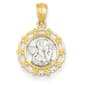 Gold Classics&#40;tm&#41; Yellow Gold Framed Cherub Pendant - image 1
