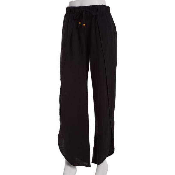Womens Nicole Miller Gauze Swim Cover Up Beach Pants