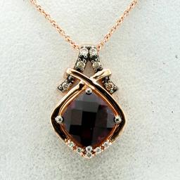 Le Vian(R) Rose Gold Rhodolite Garnet & Diamond Pendant