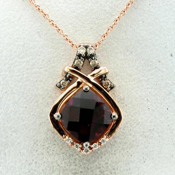 Le Vian(R) Rose Gold Rhodolite Garnet & Diamond Pendant - image 