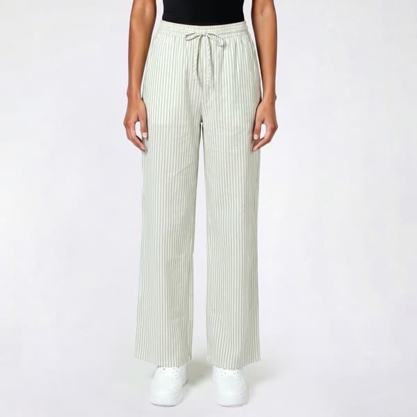 Juniors A.Byer Mini Stripe Wide Leg Pants