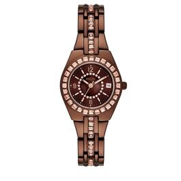 Womens RELIC by Fossil Queens Court Brown IP Watch - ZR12195
