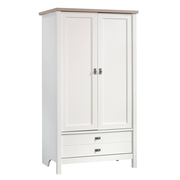 Sauder Cottage Road White Armoire