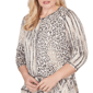 Petite Alfred Dunner Detail Driven 3/4 Sleeve Spliced Blouse - image 5