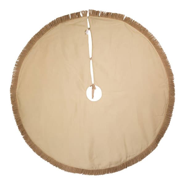 Kurt S. Adler 54in. Jute w/ Macrame Snowflake Tree Skirt