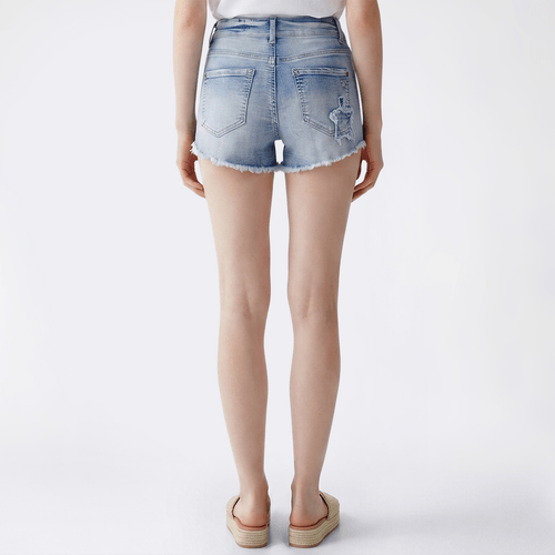 Juniors Wallflower Fearless Curvy Shortie Shorts