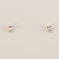 Design Collection Gold-Tone CZ 5mm Round Stud Earrings - image 1