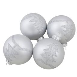 Northlight Seasonal Christmas Tree Ball Ornaments - Set of 4