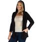 Plus Size 24/7 Comfort Apparel Lightweight Hooded Open Cardigan - image 3