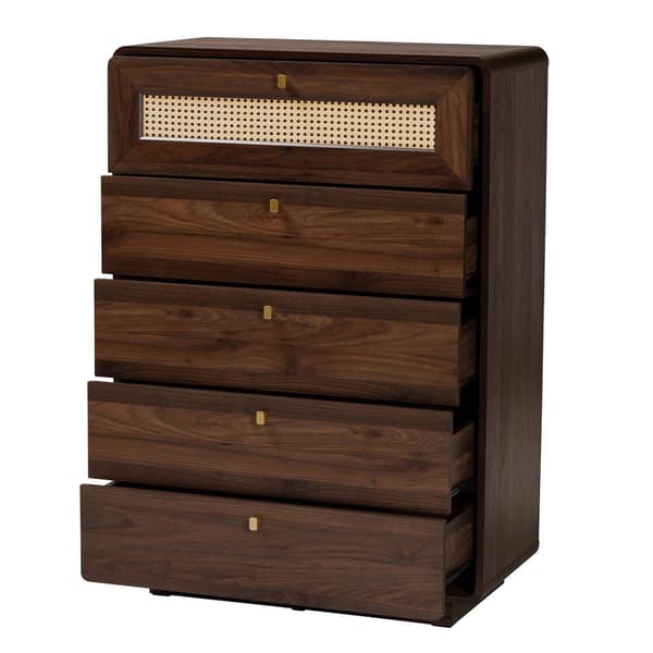 Baxton Studio Jenibelle 5-Drawer Chest
