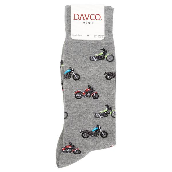 Mens Davco Motorcycles Crew Socks - image 