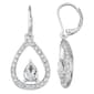 You''re Invited Silver-Tone Crystal Single Drop Earrings - image 1