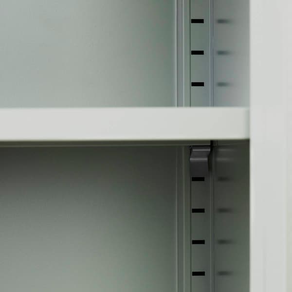 South Shore Crea Sage Green Metal Mesh 2-Door Accent Cabinet