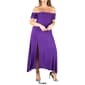 Plus Size 24/7 Comfort Apparel Off The Shoulder Midi Dress - image 4