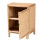 bali & pari Kiara Bohemian Natural Rattan Nightstand - image 2