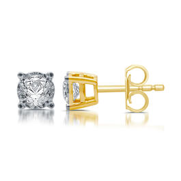 Diamond Classics&#8482; 10kt. Yellow Gold 1/3ctw. Stud Earrings