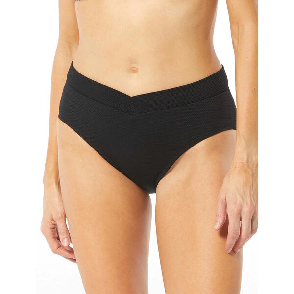 Womens Beach House Pique Letty Crossover Bikini Swim Bottoms - image 