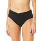 Womens Beach House Pique Letty Crossover Bikini Swim Bottoms - image 1