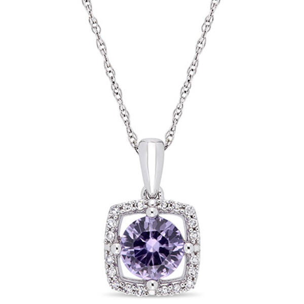 Gemstone Classics&#40;tm&#41; 10kt. Gold & Alexandrite Necklace - image 