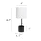 Simple Designs Hammered Metal Organizer Table Lamp w/USB - image 11