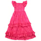 Girls (4-6x) Rare Editions Short Sleeve Burnout Tiered Maxi Dress - image 1
