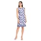 Womens R&amp;M Richards Blue Wave Sleeveless A-Line Dress - image 1