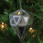 Northlight 5.5in. Grey Mirrored Geometric Drop Christmas Ornament - image 4