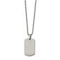 Mens Gentlemen's Classics&#8482; Rounded 4mm Edge Dog Tag Necklace - image 2