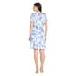 Petite R&M Richards Floral Print Linen T-Shirt Shift Dress - image 2